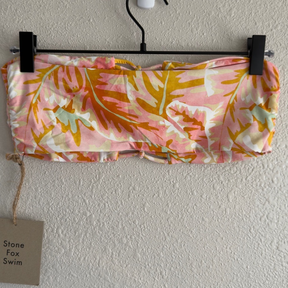 STONE FOX SWIM Inez Bikini Top in Hot Tropix - Picture 4 of 7